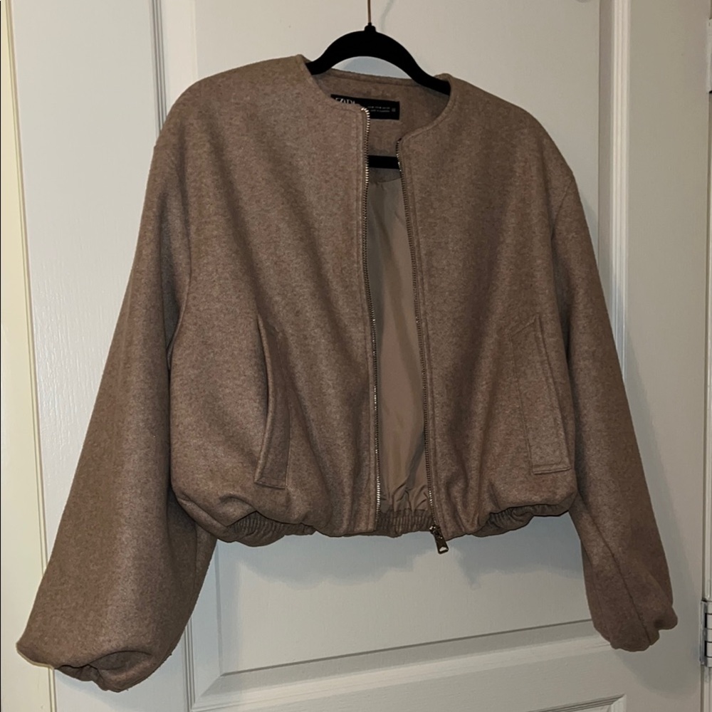 Zara Soft Bomber Jacket